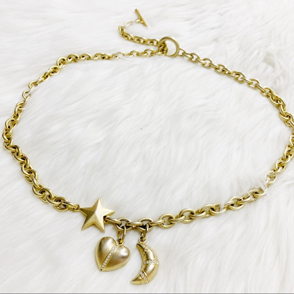 1980s Roxanne Assoulin Chunky Charm Chain Belt